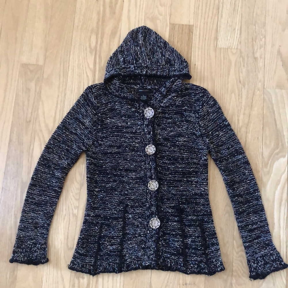 BCBGMAXAZRIA Hooded Sweater Size L